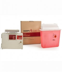 Post Medical Sharps Disposal Mail-Back Kits - Sharps Retrieval Kit, Introduction Program, 5 qt. - PM-SA5QUI