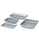 Inteplast Group Instrument Trays - Instrument Tray, Stainless Steel, 6-7/8" x 4-1/2" x 2-1/2" - 30922