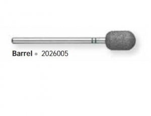 Premier Dental Products PBS Diamond Burs - PBS Diamond Bur, Stainless Steel, D-2 Shape, Barrel - 2026005
