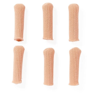 Medline Gel Ribbed Digital Toe Caps - Gel Ribbed Digital Cap, Size S / M - POD14207SM