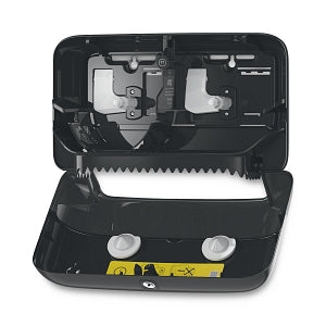 Essity Professional Hygiene Tork Elevation Coreless High Capacity Bath Tissue Dispensers - Tork 473208 Coreless Elevation High-Capacity Bath Tissue Dispenser, Black, 8.228" H x 14.173" W x 5.078" D, for Tork 472886 - 473208