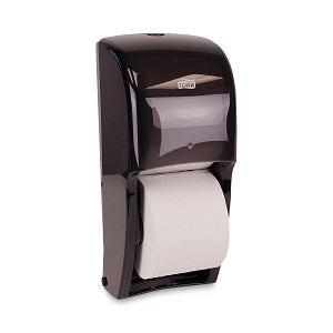 Essity Tork Elevation High Capacity Bath Tissue Dispensers - Tork Elevation 555628 High-Capacity Bath Tissue Dispenser, Plastic, Black, 14.2" H x 6.3" W x 6.46", for Tork 110292A or 110291A - 555628