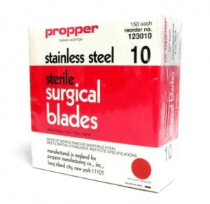 Propper Mfg Sterile Stainless Steel Surgical Blades - BLADE, STAINLESS ...