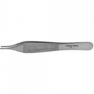 Precision Medical Devices Adson Thumb Forceps - Micro Adson Thumb Tissue Forcep, 1 x 2 Teeth, 4.75" - M9106-2312