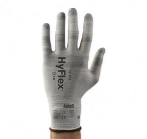 Ansell HyFlex 11-318 Cut Resistance Glove - HyFlex 11-318 Cut-Resistant Gloves, Gray, Size 9 - 256369
