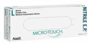 Ansell Micro-Touch Nitrile Exam Gloves - Micro-Touch Nitrile, Powder-Free Exam Gloves, Extended Cuff, Size XL - 6034054