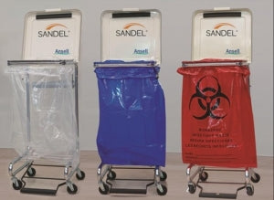 Ansell STAT-BAG Heavy-duty Waste Bags - STAT-BAG Heavy-Duty Waste Bag with Drawcords, Blue - BBC-LG