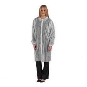 Ansell Healthcare EDGE 67-100 Series Lab Coats - EDGE 67-100 Series Lab Coat, White, Size 3XL - EW10203-3XL