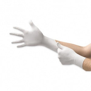 Ansell TQ-601 Soft White Nitrile Gloves - MICROFLEX Soft White Nitrile TQ-601 Exam Gloves, Size L - TQ-601-L