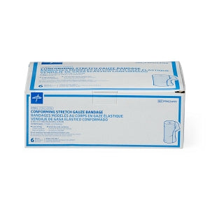 Medline Sterile Conforming Stretch Gauze Bandages - Sterile Conforming Gauze Bandage, 6" x 4.1 yd. - PRM254199
