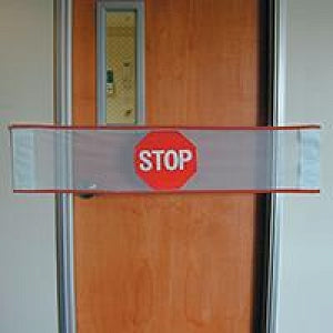 Posey Door Guard - "Stop" Doorframe Door Guard, Mesh - 8210