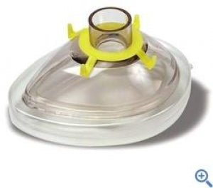 Smiths Medical Anesthesia Face Masks - Anesthesia Face Mask with Valve, No Hook Ring, Neonate - 005471