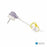 Smiths Medical Gripper Micro Blunt Cannula Safety Needles - Gripper Micro Blunt Safety Needle, 22G x 1-1/4" - 21-3253-24