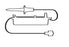 Smiths Medical CADD Administration Sets - CADD Flow Stop 78" Standard Administration Set with Bag Spike, Clamp and 1-Way Check Valve with Male Luer - 21-7322-24
