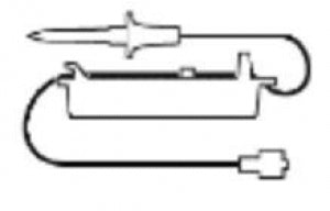 Smiths Medical CADD Administration Sets - CADD Flow Stop 92" High-Volume Administration Set with Bag Spike, Clamp and 1-Way Check Valve with Male Luer - 21-7357