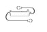 Smiths Medical CADD Administration Sets - CADD Flow Stop 69" Standard Administration Set with Male Luer, Clamp and 1-Way Check Valve with Male Luer - 21735924