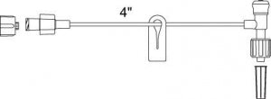 Smiths Medical Anesthesia Accessories and Connectors - T Connector with Slide Swivel Male Luer Lock - MX459SL