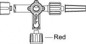 Smiths Medical Stopcocks - Stopcock, 4-Way, Swivel, Male, Luer Lock - MX5341LN