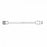 Smiths Medical Pressure Monitor Lines / Tubing - PVC Pressure Monitoring Tubing with Male / Male Luer Lock, Clear, 48" - MX574
