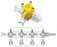 Smiths Medical Medex In-Line Backflow Stopcocks - Medex Custom In-Line High-Flow Backflow Stopcock, 4 Gang - MX6539