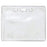 Badge Holder Vinyl 3 7/16" X 2 15/16" Clear 100 Per Package