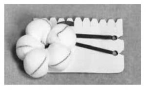 Teleflex Medical Sterile Tonsil Spnges - Tonsil Sponge, Cotton, Sterile, Size L - 200327