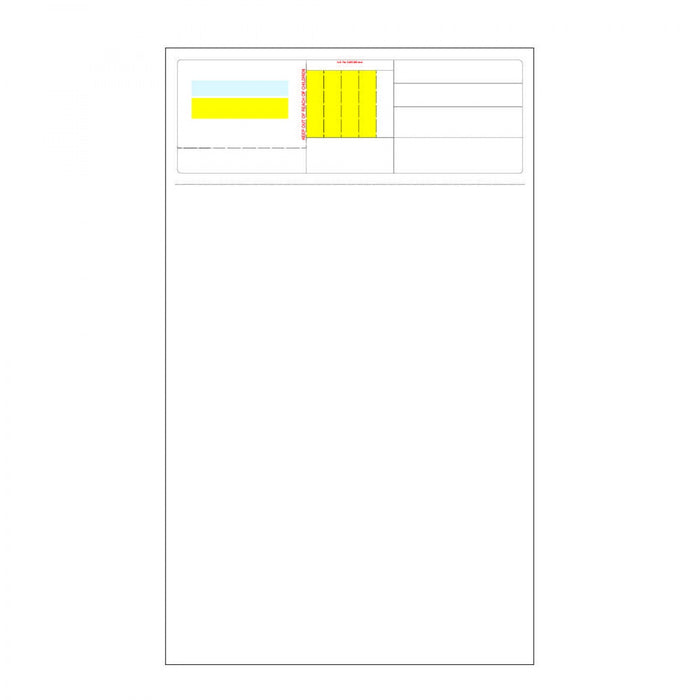 Pharmexcript Paper/Label Form With Patented Flickaway Technology Laser Permanent 8 1/2 " X 14" White 1000 Per Box