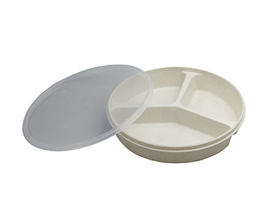 Partitioned Scoop Dish With Cover