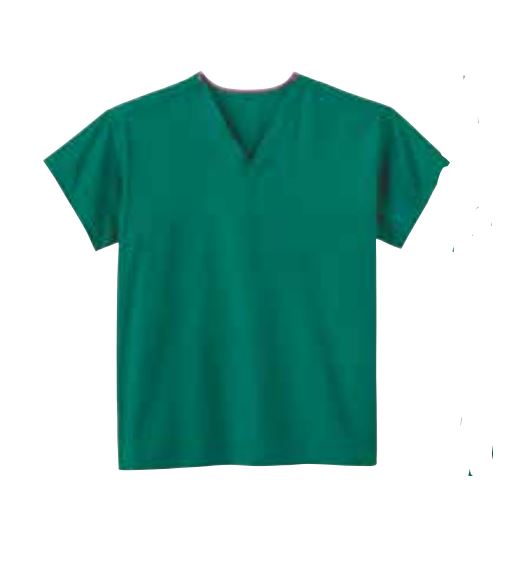 Encompass Group Patient Wear Tops - Patient Tops, No Pockets, Individually Wrapped, Green, Size XL - P9152-001