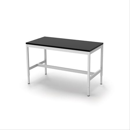 Lab Bench with Center Bar Support 36"W x 24"D x 26"-36"H