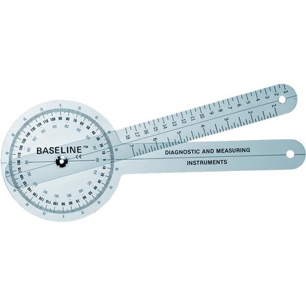 12" LG Plastic Goniometer