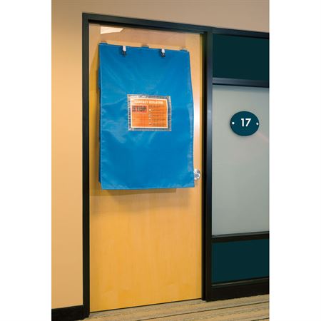 Hanging Mesh Isolation Station Premium with Cover - 26 3/8"W x 36"H x 5"D