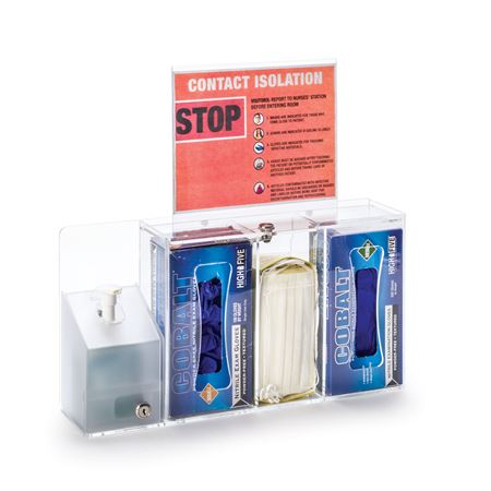 Premium Mini Isolation Station Landscape Premium Mini Isolation Station - 20.25"W x 4.75"D x 19.6"H