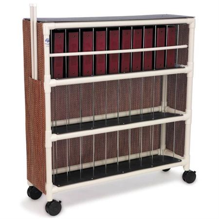 Chart Rack Med Line Premium PVC Chart Rack 20-Chart Capacity - 48