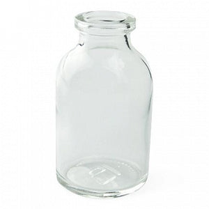 Qorpak Glass Crimp-Neck Serum Bottle - Glass Crimp-Neck Serum Bottle, 20-mm Neck, 20mL - GLA-11268