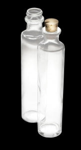 Qorpak Clear Glass Oil Sample Bottles - BOTTLE, OIL SAMPLE, 24-400 NECK, CLR, 4OZ - 117255