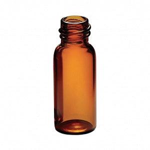 Qorpak Crimp Neck Standard Opening Chromatography Vial - Bulk Amber Borosiliciate Glass Vial with 8-425 Standared Screw-Thread Neck, 2 mL - 235274