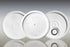 Qorpak White HDPE Pail Tear Tab Lid - WHITE HDPE LID FOR 3.5 5 6 GALLON PAILS - 240172