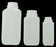 Qorpak Natural HDPE Square Bottles - BOTTLE, HDPE SQUARE, DIN32 NECK, NAT, 100ML - 241563
