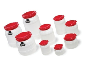 Qorpak CurTec Wide Neck HDPE Drum - DRUM, HDPE WIDE NCK, UNLINED CP, WHITE, 10L - 248729