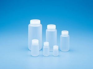 Qorpak Wide Mouth PP Lab Style Bottles - BTL, PP WM LAB STYLE, LINERLESS CP, NAT, 8OZ - 249448