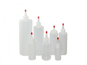 Qorpak Yorker Caps with Red Tip - BOS RND 4OZ LDPE 24-410 NAT LDPE YORKER - 255602