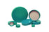 Qorpak F127 and PTFE Lined Thermoset Caps - CAP, THERM F217 & PTFE LND, GRN, 83-400 NCK - CAP-00060