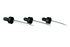Qorpak Dropper Assembly Parts - Glass Dropper Assembly with Polypropylene Cap, Black, 20-400 Neck Finish - CAP-05739