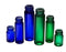 Qorpak Cobalt Blue Screw Thread Vials - VIAL, SAMPLE, 15-425 NECK, BLUE, 2DRAM - GLA-11781