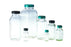 Qorpak Clear French Square Bottles W/Phenolic Pulp / Vinyl Cap - BOTTLE, FRENCH SQUARE, PV CAP, CLR, 8OZ - GLC-01354