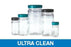 Qorpak Ultra-Clean Medium Graduated Round Bottles - BOTTLE, BOTTLE BEAKER, PTFE CP, CLR, 4OZ, UC - GLC-01506