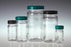 Qorpa Graduated Med Round BTLS W/Thermoset F217/PTFE Lined Cap - BOTTLE BEAKERS, PTFE CAP, CLEAR, 480ML/16OZ - GLC-01560