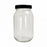 Qorpak Clear Standard Wide Bottles W/Phenolic Solid PE Cap - BOTTLE, STD WM, PE CAP, CLR, 8OZ - GLC-01779