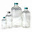 Qorpak Safety Coated Clear Boston Bottles with Phenolic Pulp / Vinyl Cap - Safety Coated Boston Round Bottle with Pulp / Vinyl-Lined Cap, Clear, 16 oz. - GLC-02222